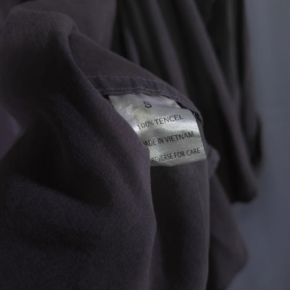NWT Wishlist Make‎ Your Move Jacket Size Small Charcoal Rolled Sleeve Tencel - Picture 4 of 8